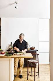 Crate and barrel's belmont kitchen island is a superbly refined specimen. Kitchen Of The Week Chef David Tanis S Low Tech Economical And Beautifully Soulful Kitchen In The East Village Remodelista