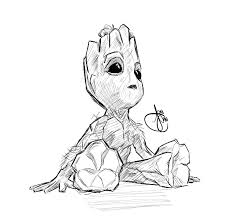 Groot is a fictional superhero appearing in american comic books published by marvel comics. Baby Groot By Joncav182 On Deviantart
