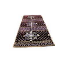 مدة مدات فرشة ارضية احمر منقوش ومبطنة بالاسفنج مقاس 90سم 2 متر