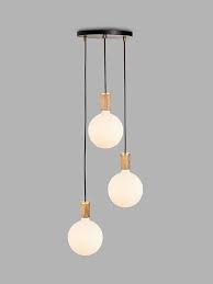 Maybe you would like to learn more about one of these? Tala Oak Triple Pendant Cluster Ceiling Light With Sphere Iv Es Led Dim To Warm Globe Bulbs