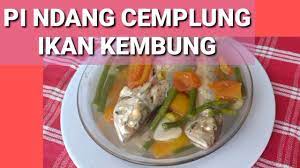 Pindang ikan yg digarami dan dibumbui kemudian diasapi atau direbus sampai kering agar dapat tahan lama (cara bawean, muncar dan gaya baru paling terkenal. Resep Pindang Cemplung Ikan Kembung Rasa Segar Youtube