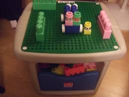 Robot Check Play Table Block Play Lego Duplo