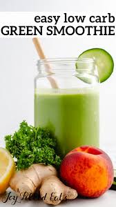Substitute whole milk if you are eating a low carb or keto diet. Low Carb Green Smoothie Keto Sugar Free Easy