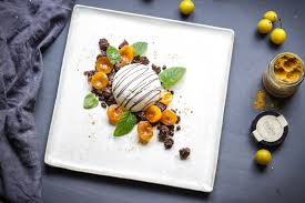 Quarkmousse Mit Mirabellen Und Curry Rezept Mousse Gelbe Pflaumen Curry