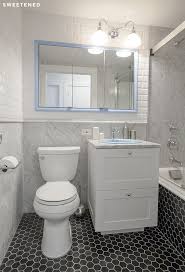 before after robyn and alejandro s brooklyn bathroom renovation sweetened sweeten com sleek bathroom bathrooms remodel budget bathroom remodel