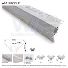 Led Drywall Outside Corner Reveal Bead Model A88 Profile Only Wired4signs Usa Small House Remodel Drywall Corners Led Strip Lighting