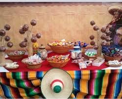 Candy Table For Mexican Fiesta Theme Wedding Mexican Birthday Parties Fiesta Theme Party Mexican Party Decorations