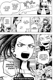 If it isnt too much trouble can i get some anime + manga momo. My Hero Academia Chapter 278 Boku No Hero Academia Manga Online