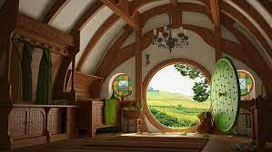 Bag End 1080p 2k 4k 5k Hd Wallpapers Free Download Wallpaper Flare Window, architecture, building, interior, house, the lord of the rings, arch, monastery, chapel, bag end, the shire, estate, mansion, ancient history, place of worship.