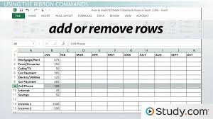 The selected picture is repeated to fill the sheet. How To Insert Delete Columns Rows In Excel Video Lesson Transcript Study Com