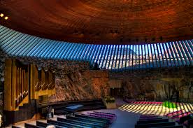 Helsinki raili and reima pietilä 1993 bookmark. Temppeliaukio Kirche Helsinki Discovering Finland