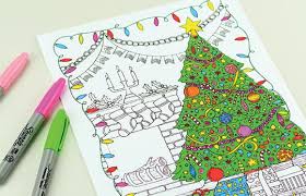 The set includes facts about parachutes, the statue of liberty, and more. Free Printable Christmas Coloring Page Easy Peasy And Fun