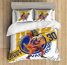 3d Custom Stephen Curry Bedding Set Duvet Cover Set Bedroom Set Bedlinen Bed Linens Luxury Sports Bedding Golden State Warriors Bedroom