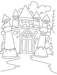 Free printable coloring pages and book for kids. Princess Castle Coloring Page Coloring Home