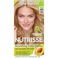 4.5 out of 5 stars 11,122. Garnier Nutrisse Nourishing Hair Color Creme Blondes 803 Medium Buttery Blonde 1 Kit Walmart Com Walmart Com