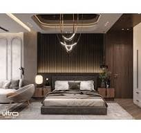Luxury Acoustic Wall Panel, Smoked Oak