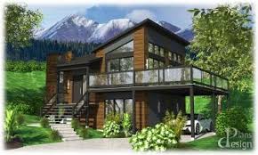 844 Le Matit Chalet Maison A Paliers Maison Secondaire Plans Design Contemporary House Plans Modern House Plans Architectural Design House Plans