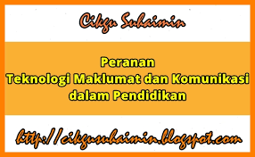Pendidikan dan teknologi merupakan suatu unsur yang sangat penting dan saling berkaitan dalam perkembangannya. Peranan Teknologi Maklumat Dan Komunikasi Tmk Dalam Pendidikan