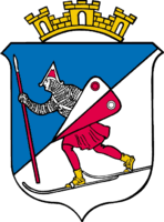 For å unngår at skiannlegget i granåsen ser sånn ut til langt ut på vinteren. Kommunevapen Lokalhistoriewiki No