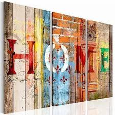 Bild Kunstdruck Prestigeart 5028328a Bilder Auf Leinwand Xxl Kunstdrucke Home 90 X 60 Cm 3 Teile Wandbild Amazon De Bilder Leinwand Leinwand Kunstdruck