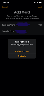 Add card to apple pay. Cannot Add Card To Wallet And Apple Pay Apple Community