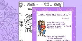 Последние твиты от mama(엠넷아시안뮤직어워즈) (@mnetmama). Free Poezie Mama Puterea Mea De A Fi Nina Beldie