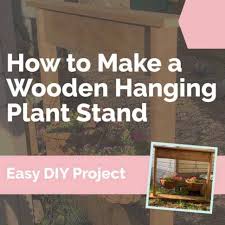 Once the wood is cut and if a quote or family name is wanted now would be the perfect. How To Make A Beautiful Wooden Hanging Plant Stand In 30 Minutes Amanda Seghetti