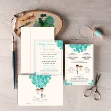 Design And Print Wedding Invitation Card Chibi