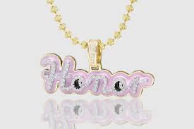 Get the best deal for diamond name fashion necklaces & pendants from the largest online selection at ebay.com. Custom 3d Two Tone Gold Diamond Enamel Name Pendant Uverly