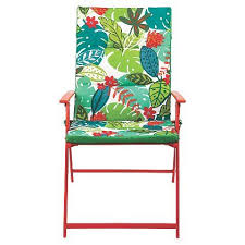 Miami Seat Cushions Pair Botanical Home Garden George At Asda Outdoor Chairs Seat Cushions Seating