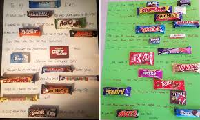 The chocoholics in my house flipped for these—we can't get enough! Mums Share Their Inventive Father S Day Creations In Chocolate Bars Daily Mail Online