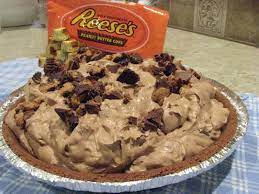 Reeses Peanut Butter Cup Pie Yum Yum Food Desserts Eat Dessert