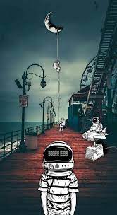 Humpday Dumpday Iphone Wallpaper Photography Astronaut Wallpaper Art Wallpaper