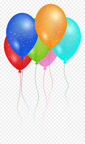 Birthday Balloons Png Happy Birthday Party Balloons Clipart 5227296 Pinclipart Vector happy birthday card with blue balloons confetti, party greeting invitation background.