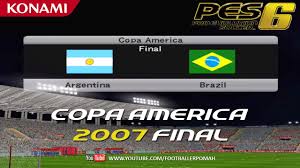 Ecuador led twice but lost it late in the game to a. Pes 6 Copa America 2007 Final Youtube