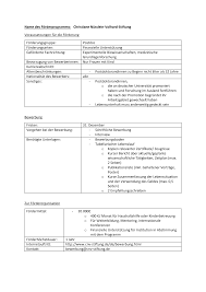 Female doctoral researchers or postdocs with children area of studies: Https Www Bcp Fu Berlin De Fachbereich Frauen Ressourcen Externe Foerderung Habilitantinnen Fragebogen Christiane Nuesslein Volhard Stiftung Postdoc Pdf