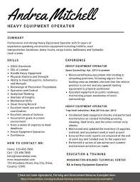 The first step is to write an effective resume. Heavy Equipment Operator Resume Samples Templates Pdf Word 2021 Heavy Equipment Operator Resumes Bot