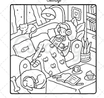 Girl Moments Coloring Book