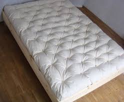 Sale Pure Wool Mattress Full Size Zippered Cover Flax Cotton Blend Fabric 50 50 Dekoratif Yastiklar Yastiklar Evler