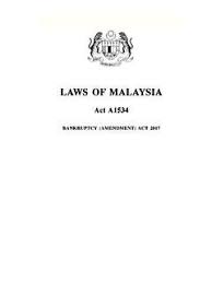 Acts were later replaced by a series of bankruptcy statutes that laid the. Laws Of Malaysia Federal Government Gazette Laws Of Malaysia Federal Government Gazette Pdf Pdf4pro