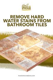 Pin Pa Remove Stains In The Bathroom