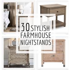 Complete your bedroom with nightstands and bedside tables that offer a convenient perch for a lamp, alarm clock and reading material. 30 Farmhouse Nightstands That Will Transform Your Bedroom Twelve On Main