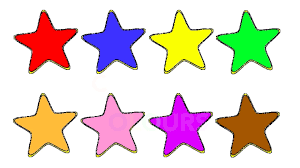 Learn Colours For Children With Stars Colouring Page Star Coloring Pages Learning Colors Coloring For Kids