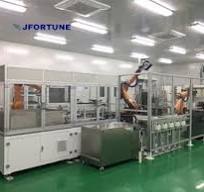 Assembly line of hydrogen fuel cell stack