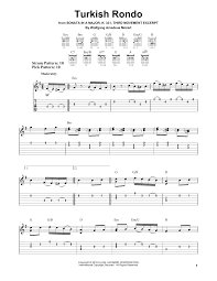 This is an easy song and the song turkish march is classified in the genre of classical on virtual piano. Wolfgang Amadeus Mozart Turkish Rondo Sheet Music Pdf Notes Chords Classical Score Easy Guitar Tab Download Printable Sku 167521