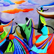 Dancers Of Black Skin Ivey Hayes Artworks Black Art Painting African American Art Art