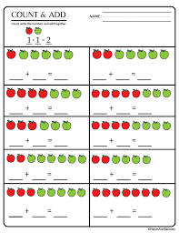 15 Kindergarten Math Worksheets Pdf Files To Download For Free Kindergarten Math Worksheets Kindergarten Addition Worksheets Apple Math Worksheets
