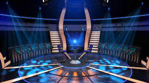 Hybrid set project (sketchup & c4d). Next Dimension Who Wants To Be A Millionaire Jaywalks