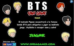 Por lo tanto, su tarea será la de ir a través de las habitaciones, hablar con la gente y recoger objetos útiles que se pueden utilizar en el momento adecuado. Inkagames Bts Saw Game Trailer Ya Pueden Jugar El Trailer De Esta Emocionante Aventura Donde El Malvado Pigsaw Secuestrara A Las Lideres Mundiales De La Bts A R M Y Para Obligar Al Grupo