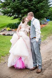 Bold Fuchsia Crinoline Wedding Dress Underlay Something Borrowed The Underlay And A Nontraditional Wedding Dress Crinoline Wedding Dress Pink Wedding Dresses